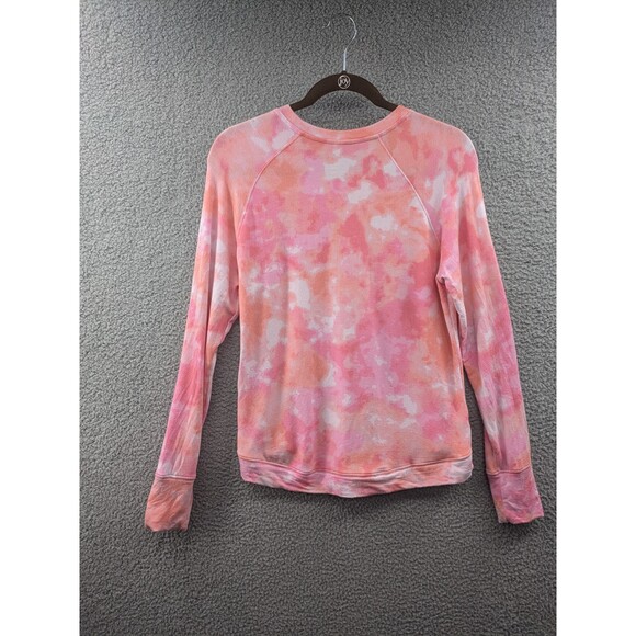 Athleta Mindset Positive Latitude Pink Tie Dye Sweatshirt Women's Small - Picture 6 of 9